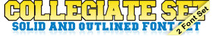 GreekFont Collegiate Font Set