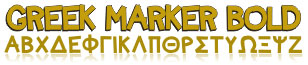 GreekFont Marker Bold