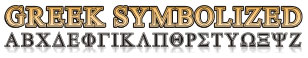 GreekFont Symbolized