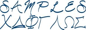 GreekFont Greek Skript
