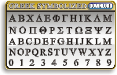 Free Greek Fonts Symbolized