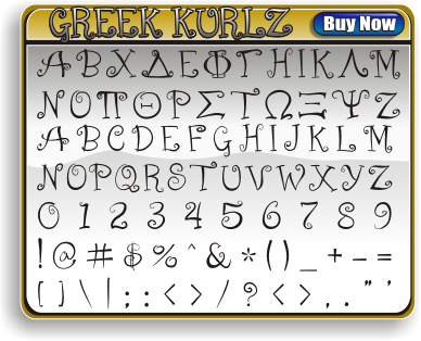 Greek Kurlz Font