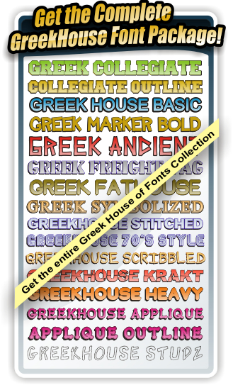 GreekHouse Font Package